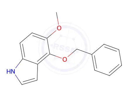 Chemical structure of 4-(Benzyloxy)-5-methoxyindole