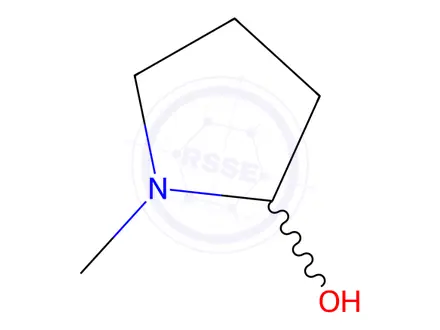 Chemical structure of 1-methylpyrrolidin-2-ol
