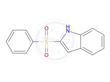 Chemical structure of 2-(Phenylsulfonyl)-1H-indole