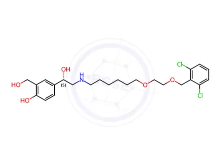 Chemical structure of (S)-Vilanterol