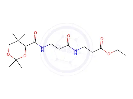 Chemical structure of Ethyl 3-(3-(2,2,5,5-tetramethyl-1,3-dioxane-4-carboxamido)propanamido)propanoate