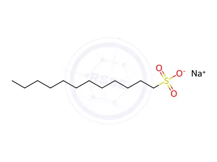 Chemical structure of Sodium 1-dodecanesulfonate