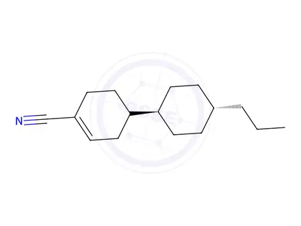 Chemical structure of (1's,4'r)-4'-Propyl-[1,1'-bi(cyclohexan)]-3-ene-4-carbonitrile