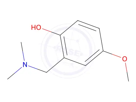 Chemical structure of 2-[(Dimethylamino)methyl]-4-methoxyphenol