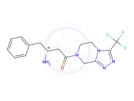 Chemical structure of Sitagliptin Impurity 154