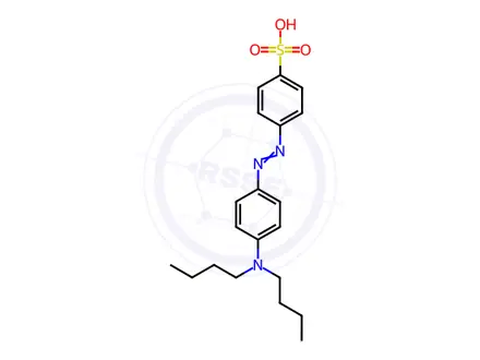 Chemical structure of 4'-dibutylaminobenzene-4-sulfonic acid