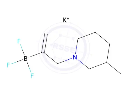 Chemical structure of Potassium 3-(3-Methylpiperidin-1-yl)prop-1-en-2-yltrifluoroborate