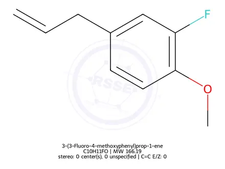 Chemical structure of 3-(3-Fluoro-4-methoxyphenyl)prop-1-ene