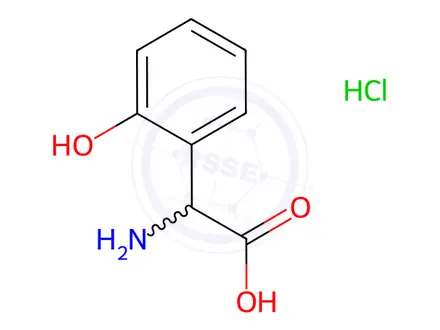 Chemical structure of 2-Hydroxy Phenyl Glycine Hydrochloride