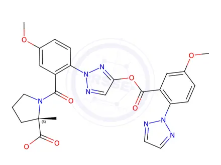Chemical structure of Dalilesen impurity 66