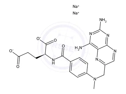 Chemical structure of Methotrexate sodium