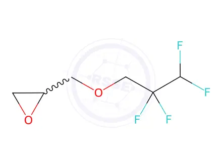 Chemical structure of 3-(2,2,3,3-Tetrafluoropropoxy)-1,2-epoxypropane