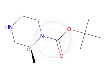 Chemical structure of (S)-1-N-Boc-2-methyl Piperazine Hydrochloride