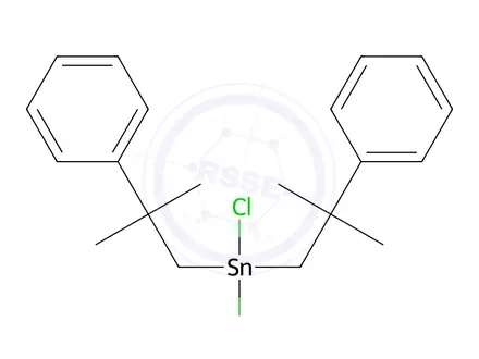 Chemical structure of Dineophyltin Dichloride