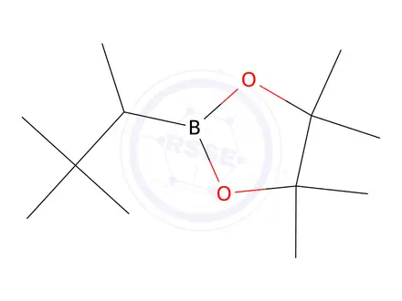 Chemical structure of 2-(3,3-Dimethylbutan-2-yl)-4,4,5,5-tetramethyl-1,3,2-dioxaborolane