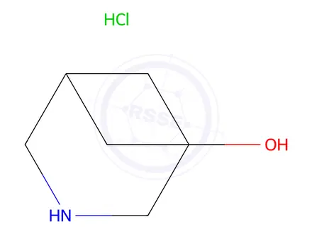 Chemical structure of 3-Azabicyclo[3.1.1]Heptan-1-ol hydrochloride