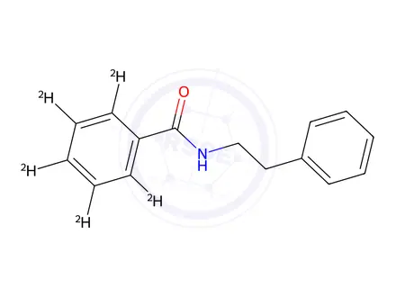 Chemical structure of N-Phenethylbenzamide-d5