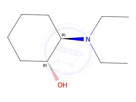 Chemical structure of trans-Diethyl-(2-hydroxyÂcycloÂhexylÂ)-amine