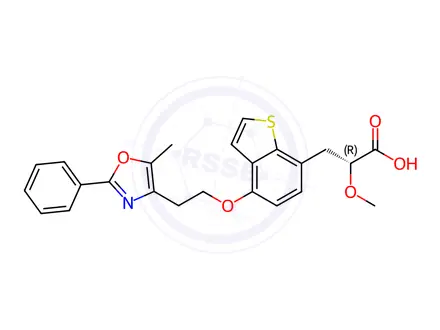 Chemical structure of Aleglitazar Impurity 2
