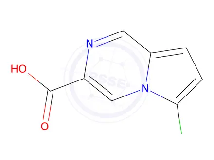 Chemical structure of 6-Chloropyrrolo[1,2-a]pyrazine-3-carboxylic acid