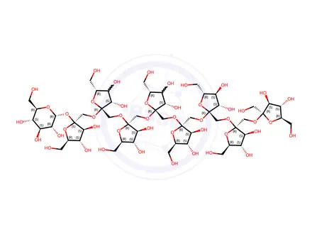 Chemical structure of Fructo-oligosaccharide DP9 / GF8