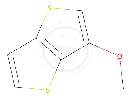 Chemical structure of Thieno[3,2-b]thiophene, 3-methoxy-