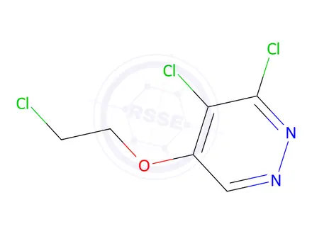 Chemical structure of 3,4-Dichloro-5-(2-chloroethoxy)pyridazine