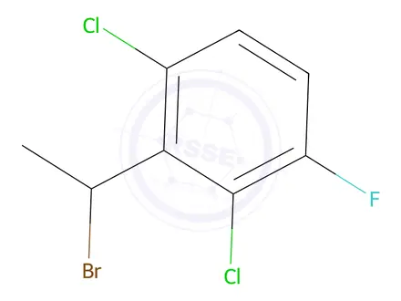 Chemical structure of 2-(1-Bromoethyl)-1,3-dichloro-4-fluorobenzene