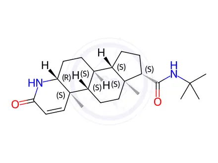 Chemical structure of Finasteride