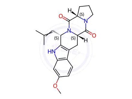 Chemical structure of Fumitremorgin C