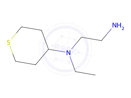 Chemical structure of N1-Ethyl-N1-(tetrahydro-2H-thiopyran-4-yl)ethane-1,2-diamine