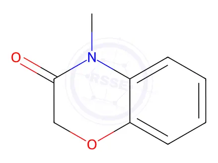 Chemical structure of 4-Methyl-2H-1,4-benzoxazin-3(4H)-one