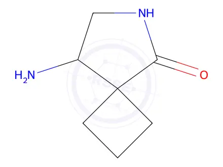 Chemical structure of 8-Amino-6-azaspiro[3.4]octan-5-one