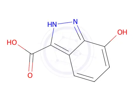 Chemical structure of 7-Hydroxy-1H-indazole-3-carboxylic acid