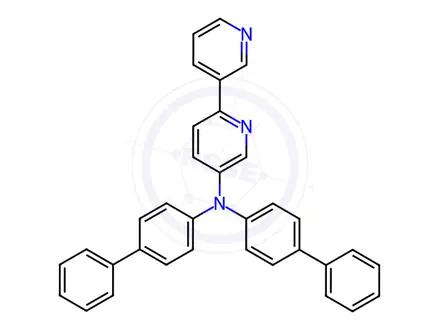 Chemical structure of N,N-Di([1,1'-biphenyl]-4-yl)-[2,3'-bipyridin]-5-amine
