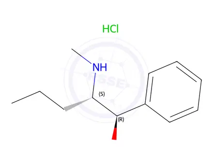 Chemical structure of α-Methylamino-1-hydroxy Valerophenone