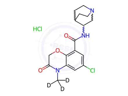 Chemical structure of Azasetron-d3 Hydrochloride