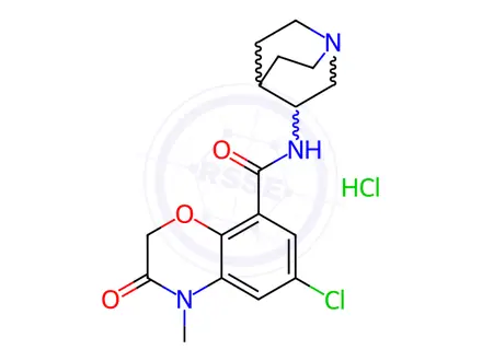 Chemical structure of Azasetron Hydrochloride