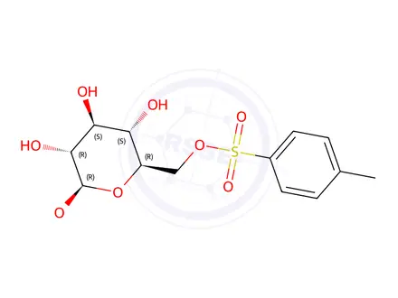 Chemical structure of METHYL 6-O-TOSYL-BETA-D-GLUCOPYRANOSIDE