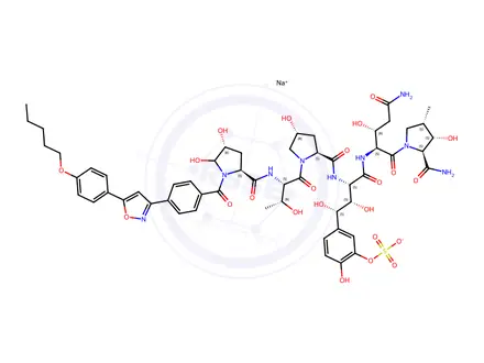 Chemical structure of Micafungin Sodium Impurity 5