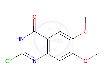 Chemical structure of 2-Chloro-6,7-dimethoxy-4(3H)-quinazolinone
