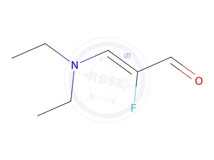 Chemical structure of (2Z)-3-(Diethylamino)-2-fluoroprop-2-enal