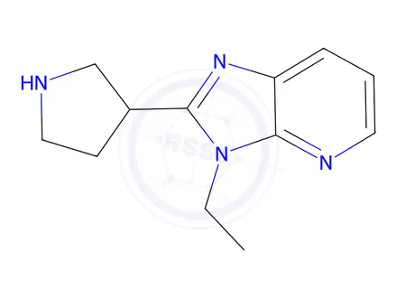 Chemical structure of 3-Ethyl-2-(pyrrolidin-3-yl)-3h-imidazo[4,5-b]pyridine