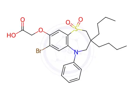 Chemical structure of Elobixibat Impurity 22
