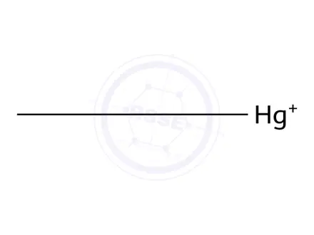 Chemical structure of Methyl Mercury
