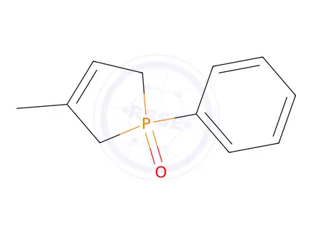 Chemical structure of 3-Methyl-1-phenyl-2,5-dihydro-1H-phosphole 1-oxide