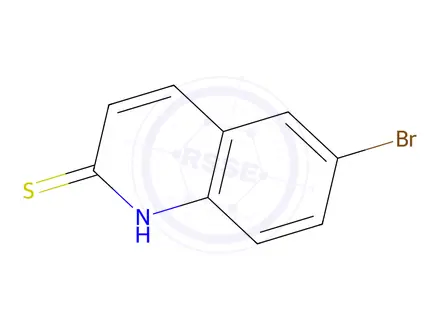 Chemical structure of 6-Bromoquinoline-2-thiol