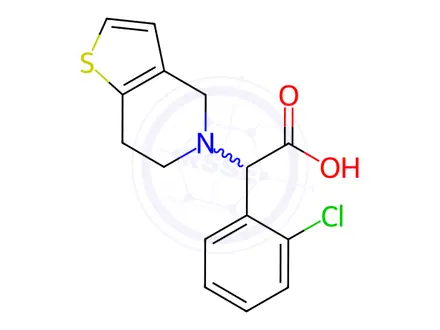 Chemical structure of rac-Clopidogrel EP Impurity A