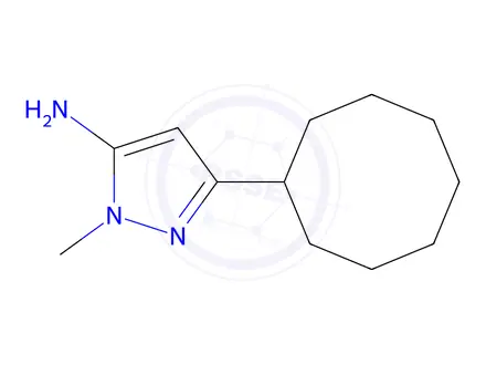 Chemical structure of 3-Cyclooctyl-1-methyl-1h-pyrazol-5-amine