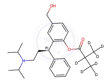 Chemical structure of Fesoterodine-d7